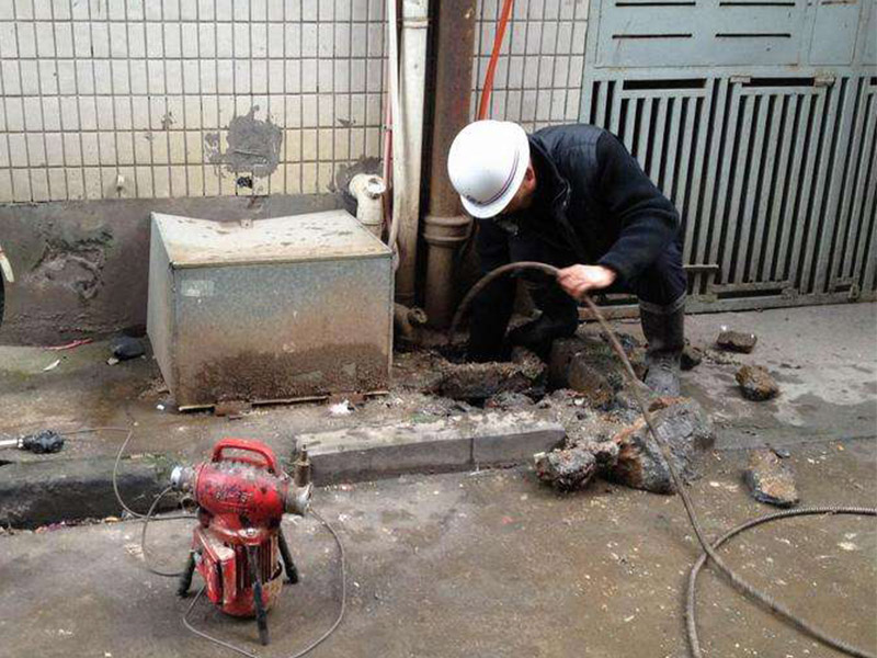 日土疏通下水道-洗菜池疏通